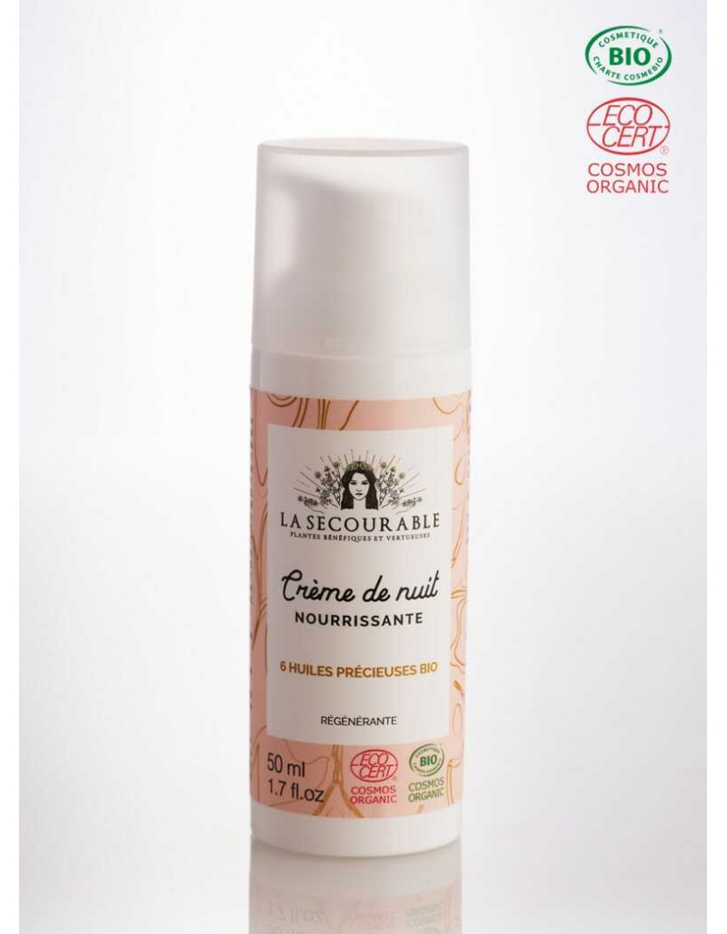 CREME DE NUIT certifiée BIO - Nourrissante