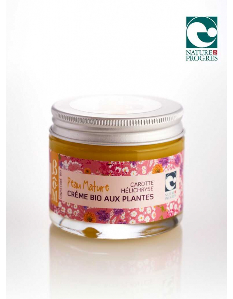 Crème peau mature bio