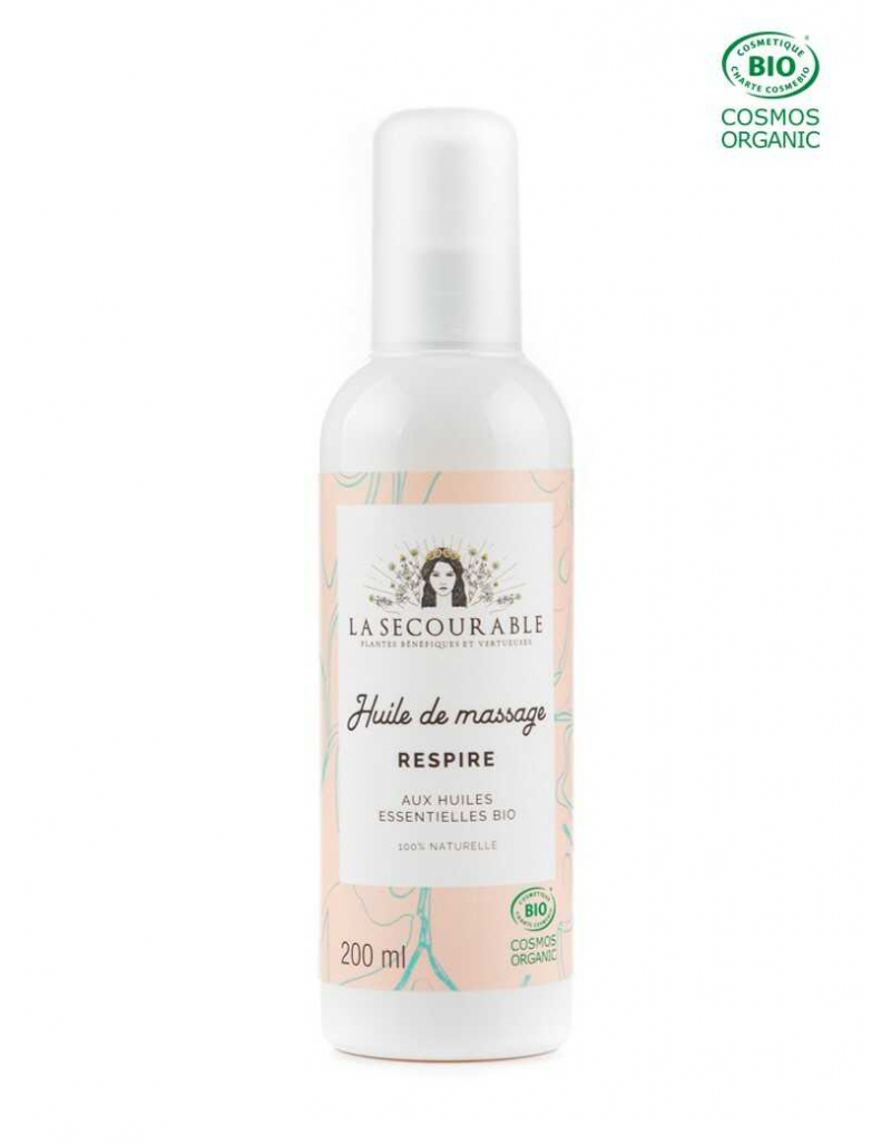 HUILE DE MASSAGE BIO RESPIRE - Décongestionnante