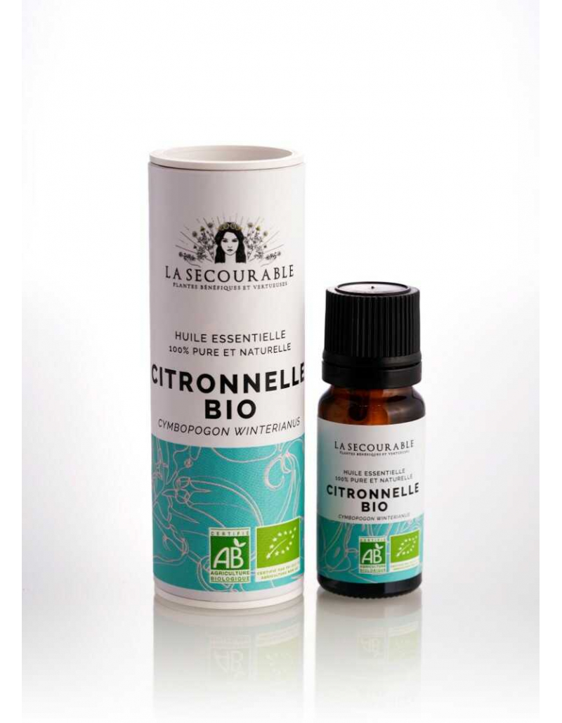 HUILE ESSENTIELLE certifiée BIO - Citronnelle