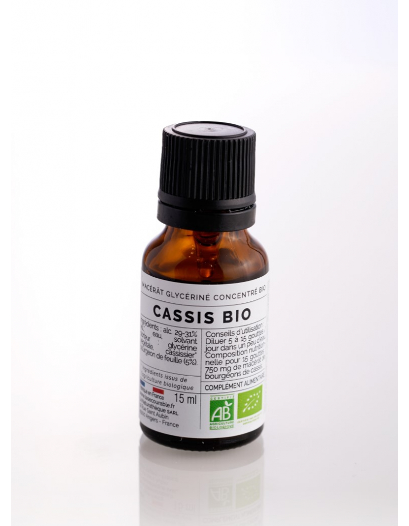 MACERAT GLYCERINE BIO - Cassis