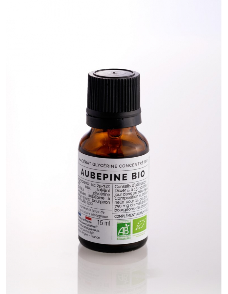 MACERAT GLYCERINE certifié BIO - Aubépine