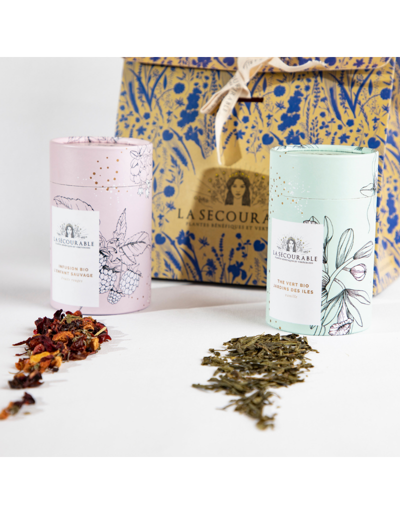 Coffret duo infusion et thé vert - certifiés BIO