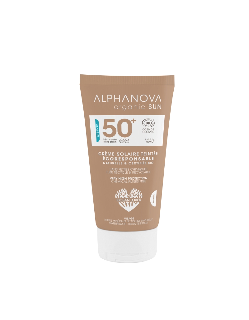 CREME SOLAIRE TEINTEE MEDIUM BIO SPF 50+