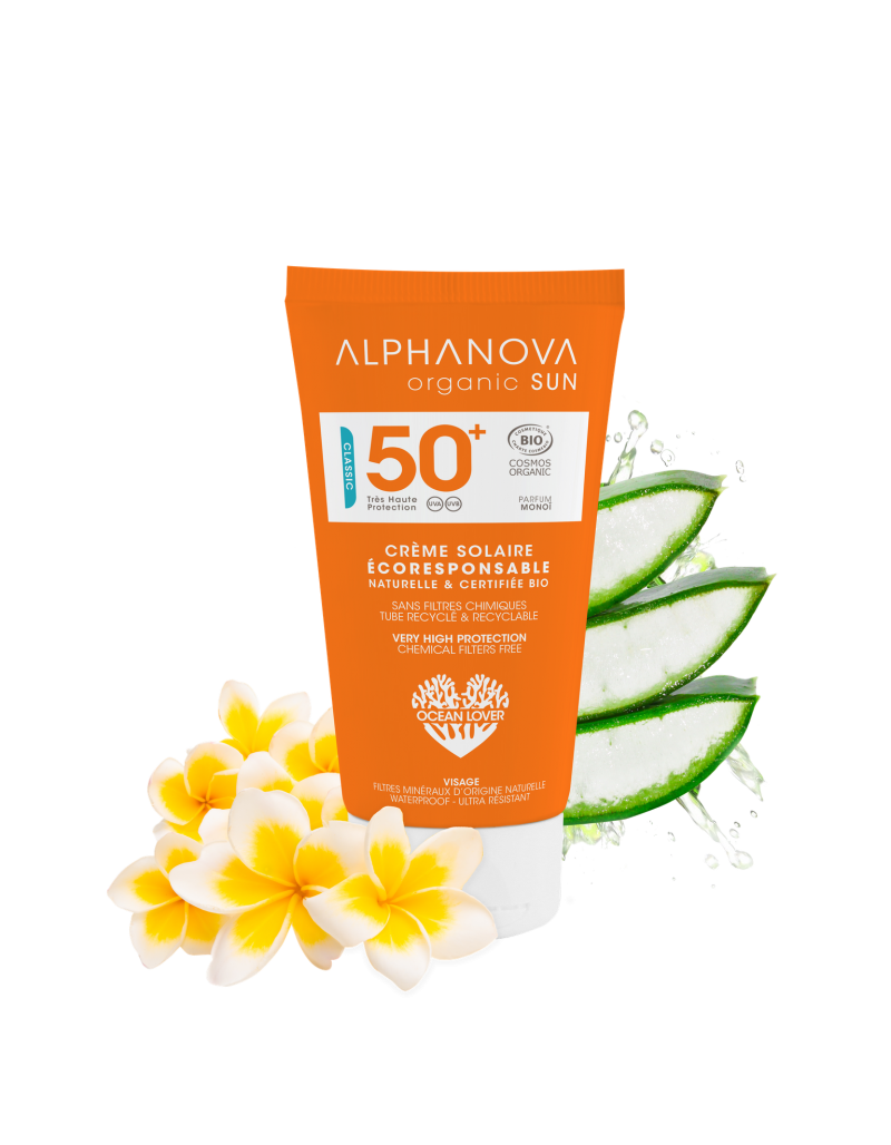 CREME SOLAIRE BIO VISAGE SPF50 +