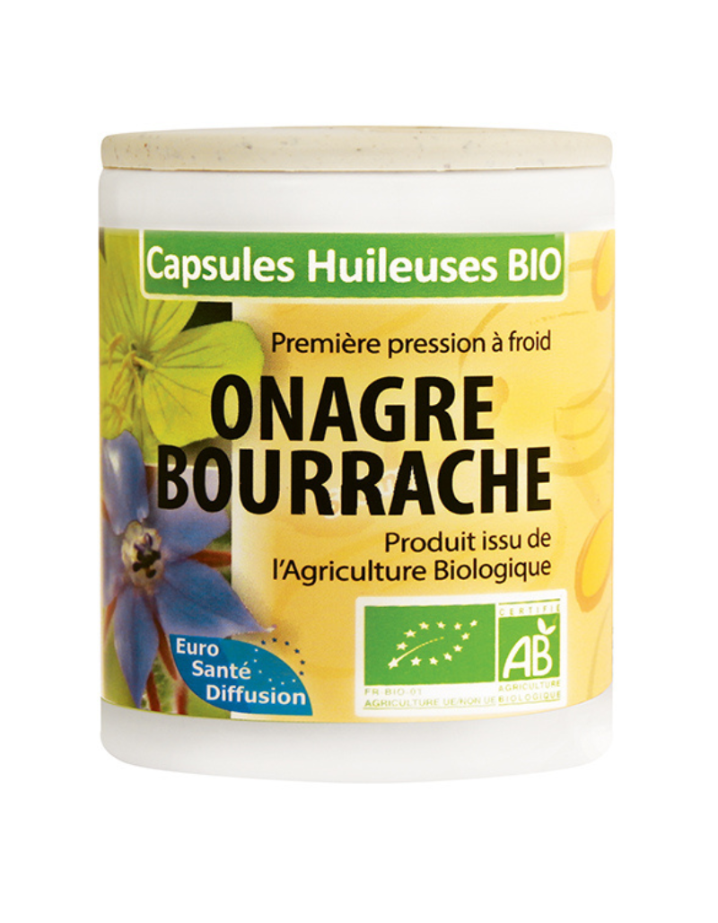Onagre Bourrache - Capsules Huileuses bio