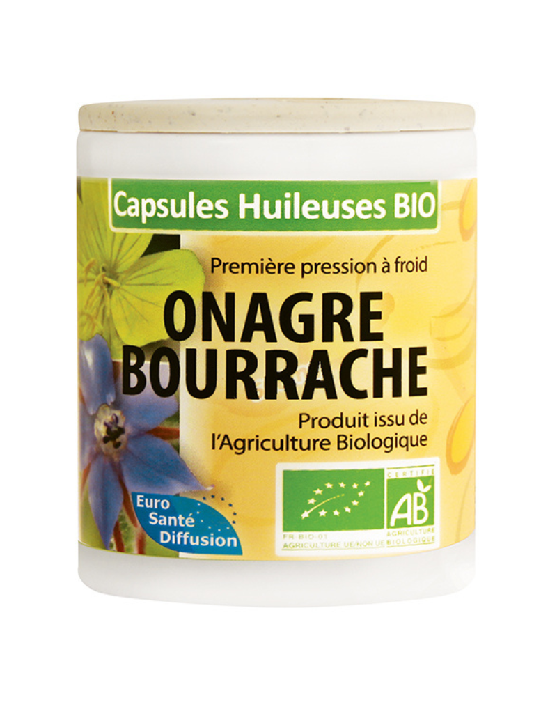 Onagre Bourrache - Capsules Huileuses certifiées BIO