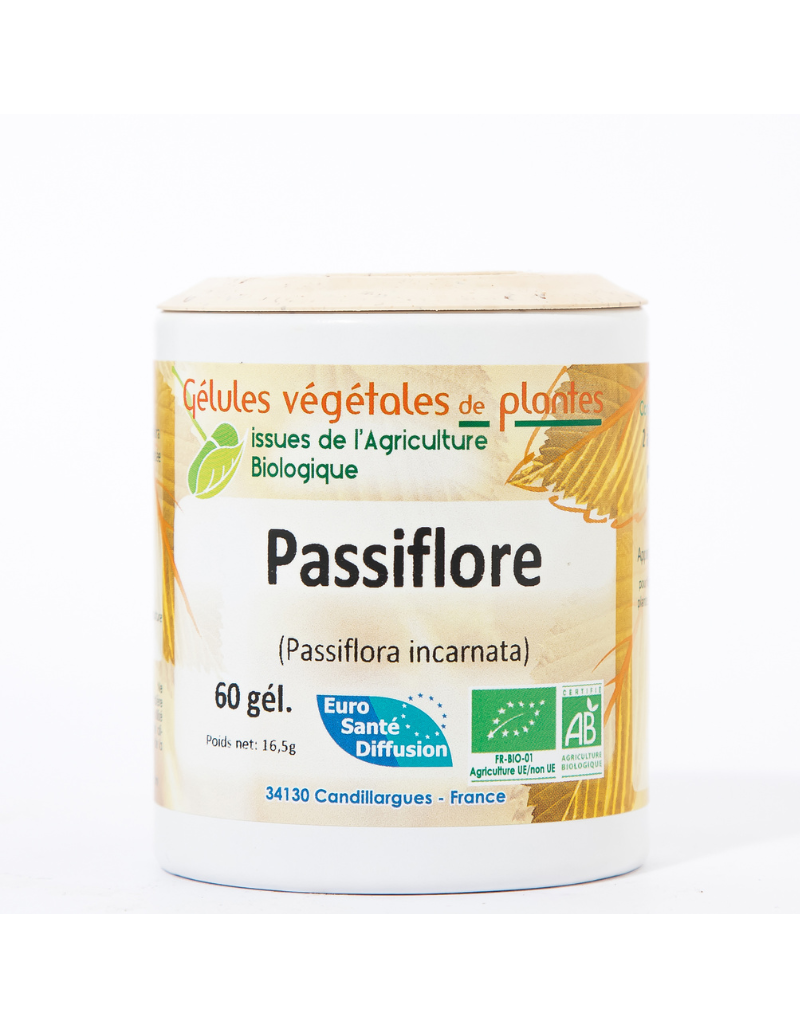 Passiflore - Gélules végétales de plantes certifiées BIO