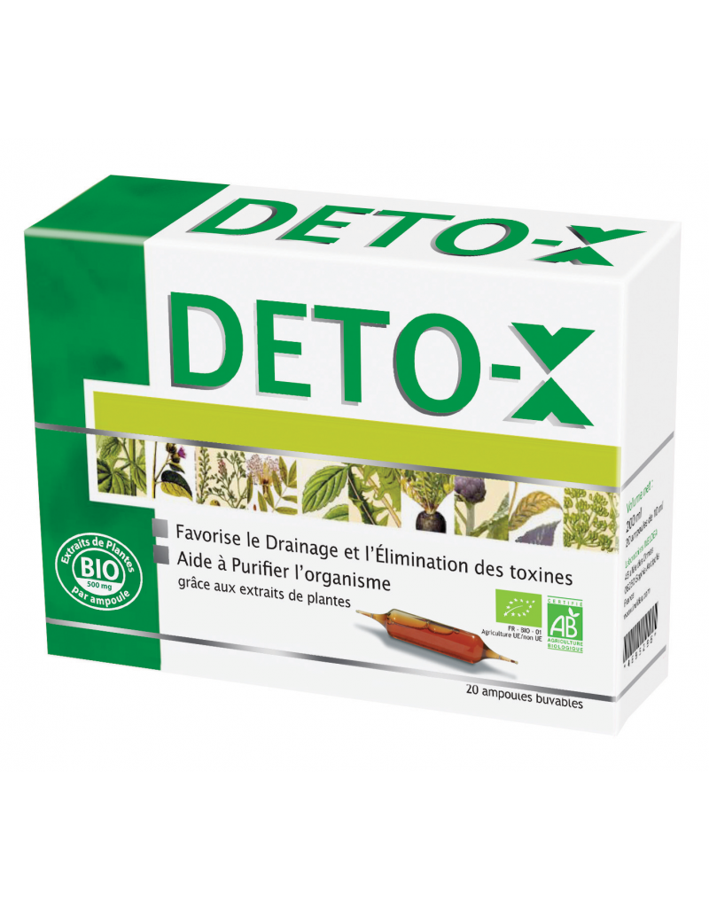 DETO-X Complément alimentaire certifié BIO