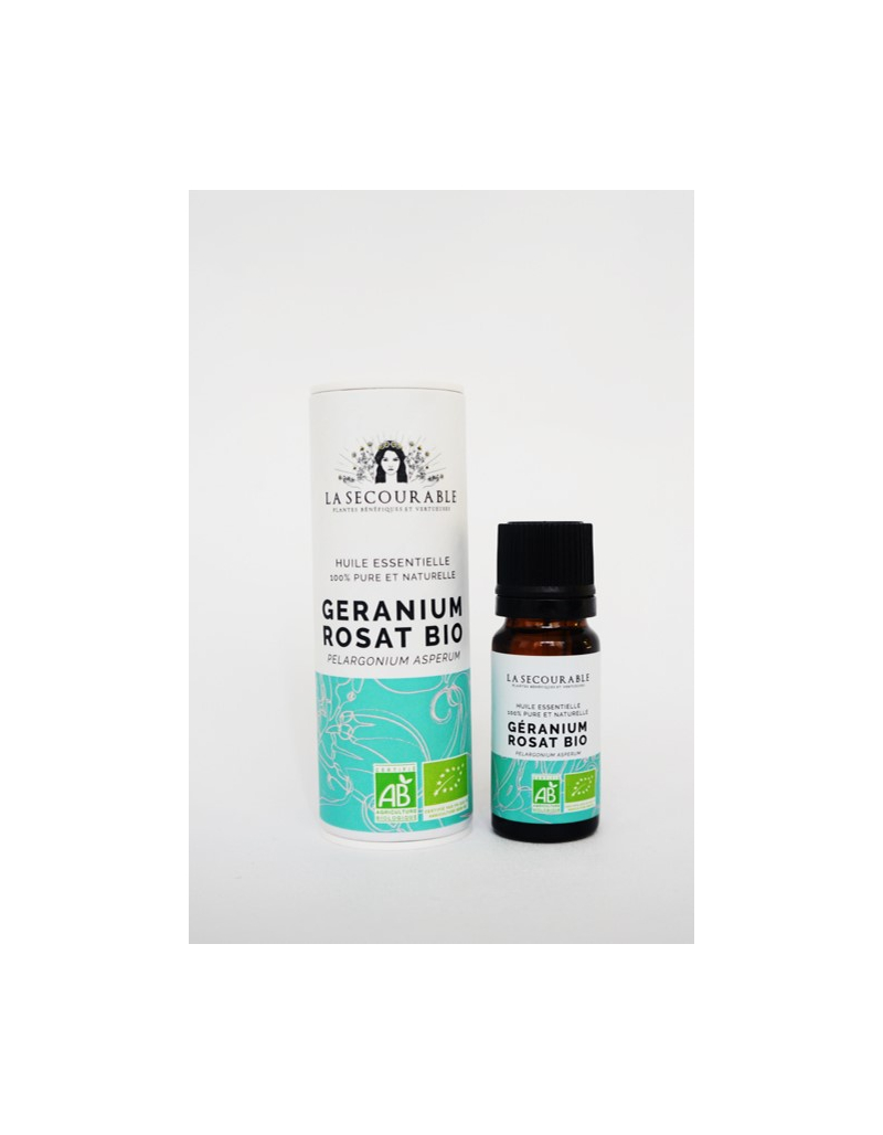 Huile essentielle bio - géranium rosat